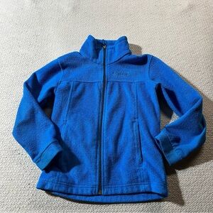 Columbia Kids Bright Blue Cobalt Full Zip Fleece Jacket Size XSmall 6/7 EUC